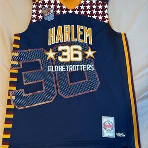 FUBU Blue Jersey with Harlem Team Name and Number 36